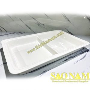 Khay Sứ HCN 1/1 2 Ngăn SN#520215