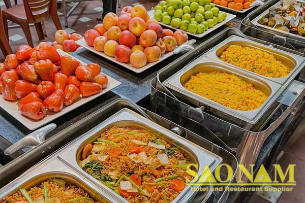Khay hâm thức ăn buffet (Khay GN inox)
