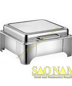 Nồi Hâm Thức Ăn Sacona Vuông Nắp Kính Dùng Điện SN#650628