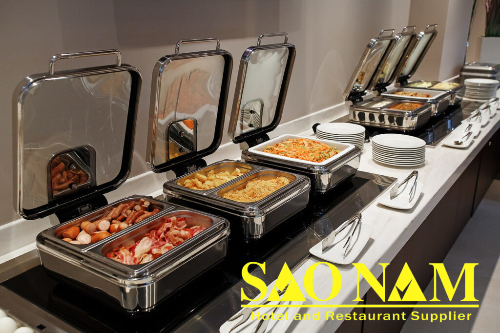 Nồi hâm nóng thức ăn buffet mới